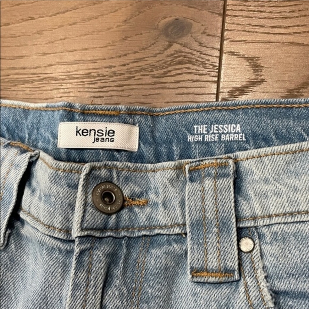 Kensie Blue Flare & Wide Leg Jeans - Picture 4 of 4